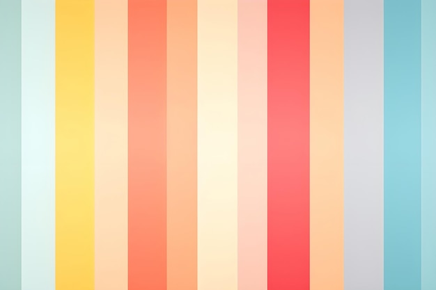 Foto uno sfondo a strisce astratte e colorate fittizie creato da un software generativo di ia