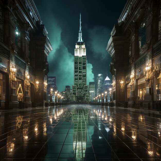 world sites patricks day empire state building