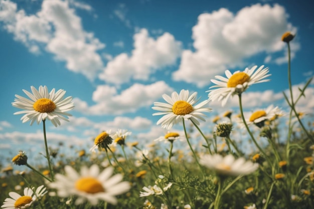 field of daisies