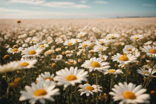 field of daisies