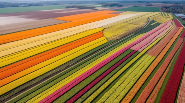 A field of flowers