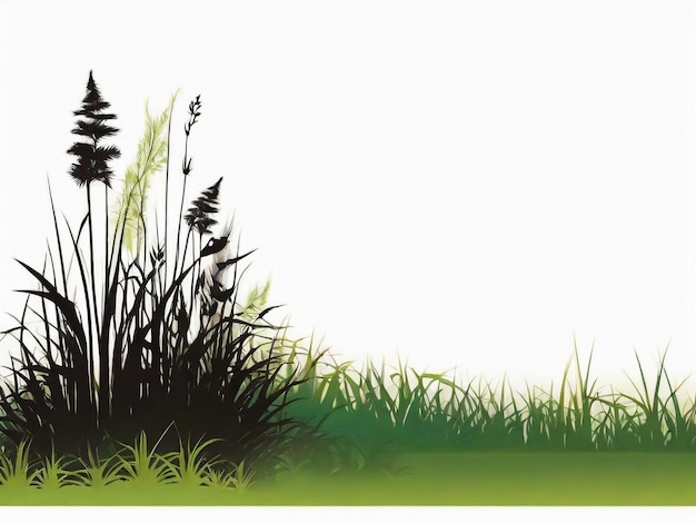 a field of grass with a picture of a plant with the title  wild  on it