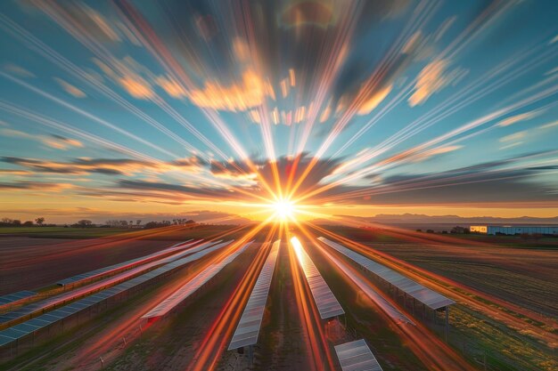 A field of grass with a sun in the sky