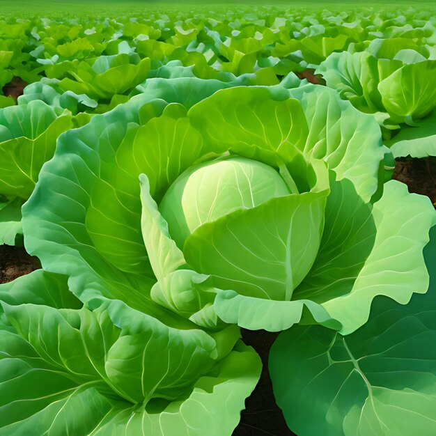 a field of green lettuce with the words quot the word quot on the bottom