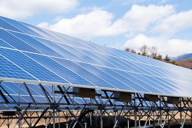 Field of Photovoltaic Solar Panels