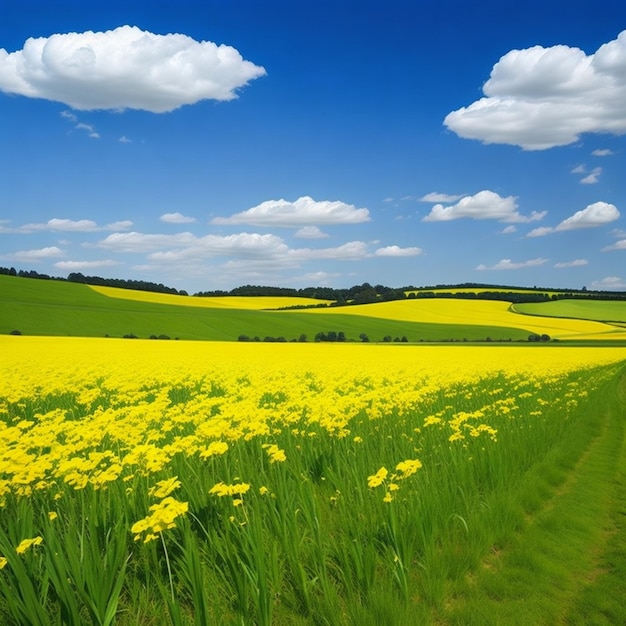 field of rapeseed