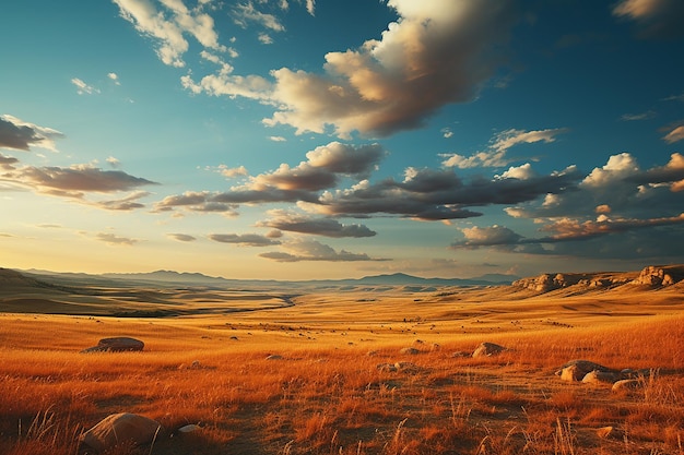 Фото field_sky_landscape_grassland (поле_небо_ландшафт_пустыня)