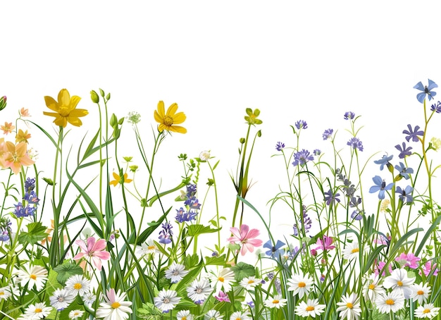 a field of wildflowers and wildflowers with the words quot wildflowers quot on the bottom