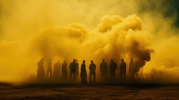 Field yellow smoke