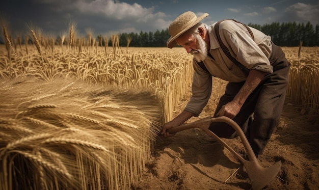 The fields were alive with the sound of peasant song and laughter Creating using generative AI tools