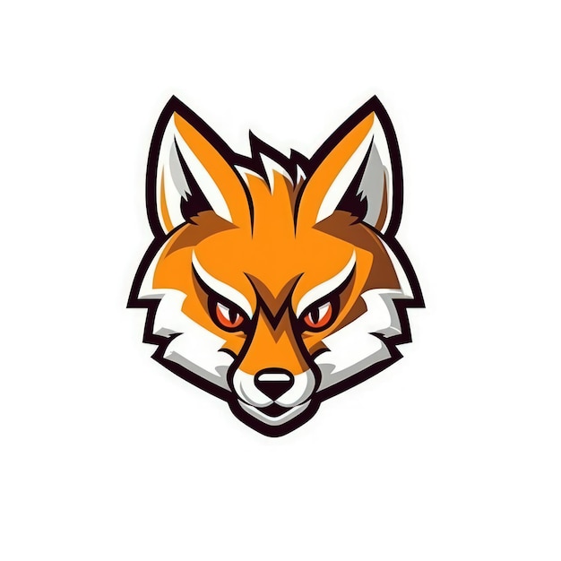 Foto logo fierce dingo esports su sfondo bianco ai generativa