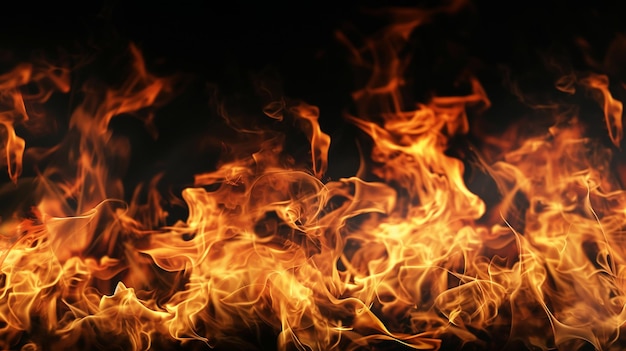 Fiery abstract background Fire background wallpaper