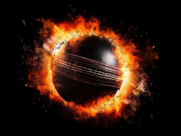 fiery cricket ball