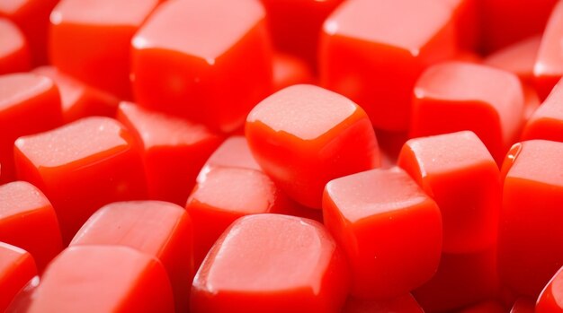 Fiery Culinary Craft Hot Red Pepper Chopped into Small Cubes Ready for Culinary Magic