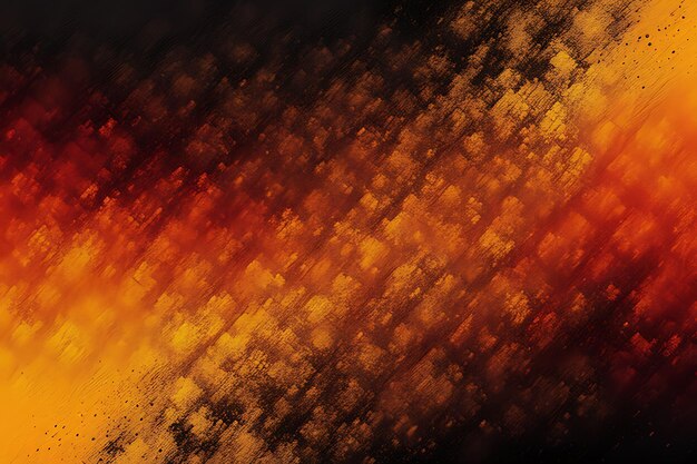 Photo fiery golden brown abstract background with colorful spots