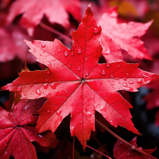 fiery red maple