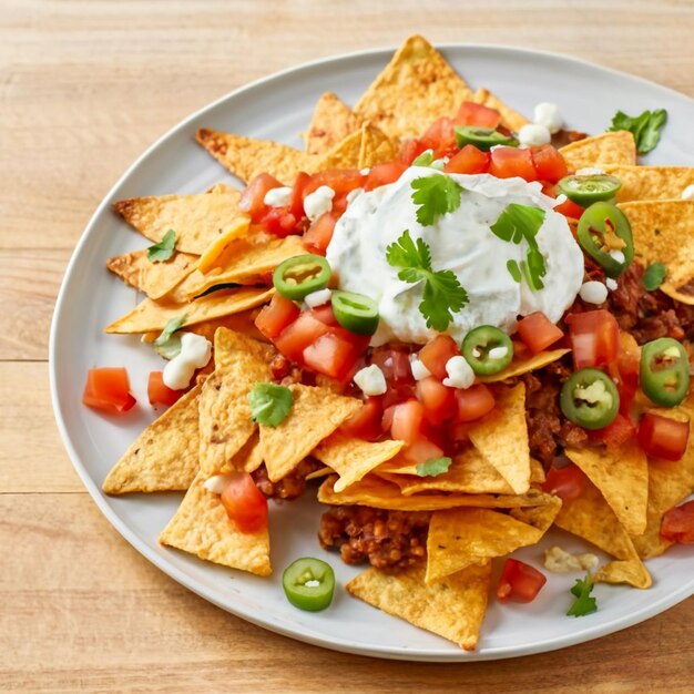 Fiesta Flavor Explosion Nachos met pittige salsa