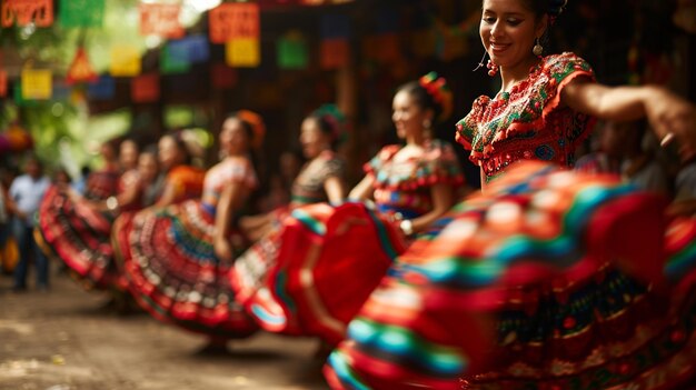 Фото fiesta vibrant colorful cinco de mayo уличный фестиваль