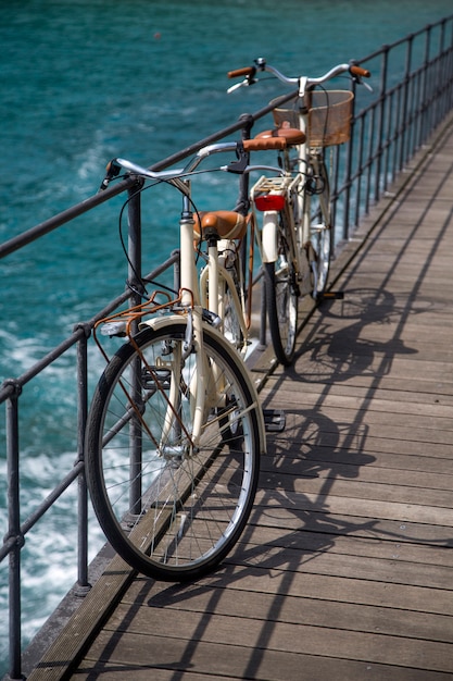 Fiets aan zee