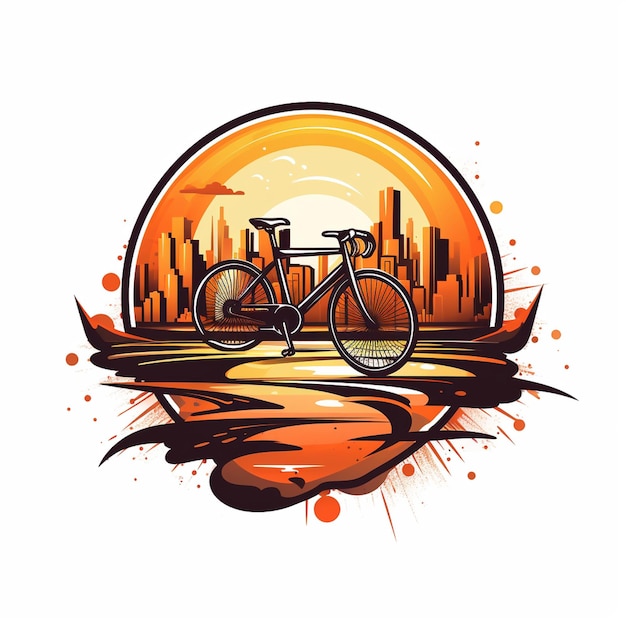 fiets logo vector