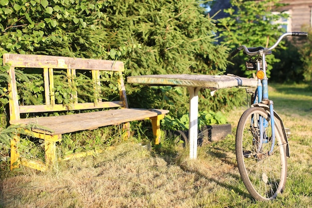 Fiets op het platteland