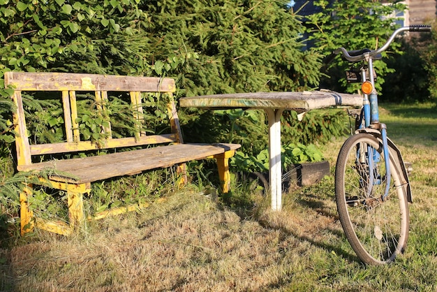 Fiets op het platteland