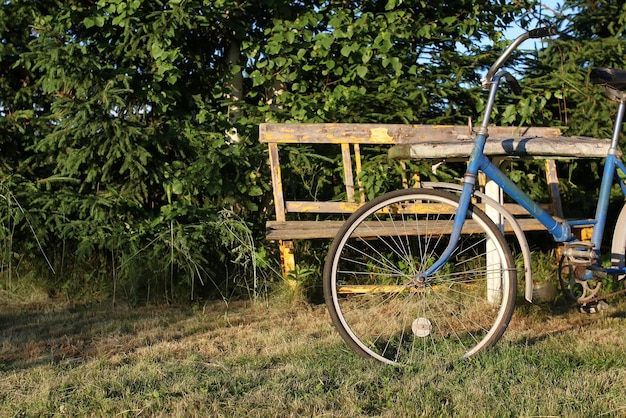 Fiets op het platteland