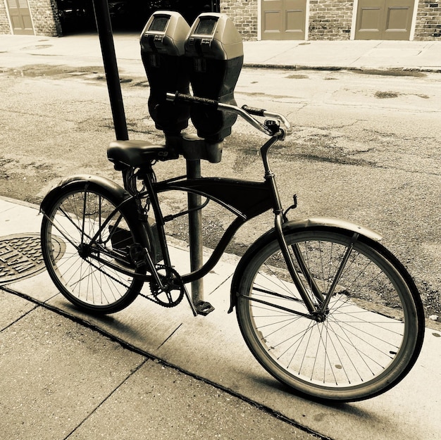 Foto fietsen op straat