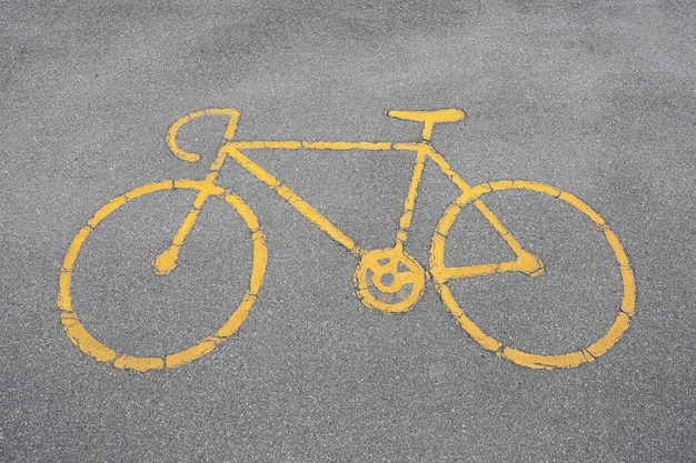 Foto fietsen toegestaan teken