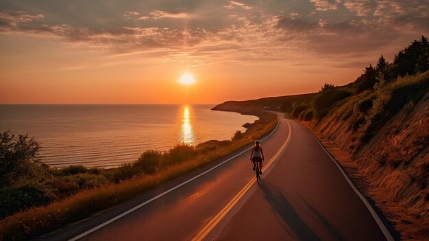 Foto fietser hd 8k wallpaper stock fotografie beeld