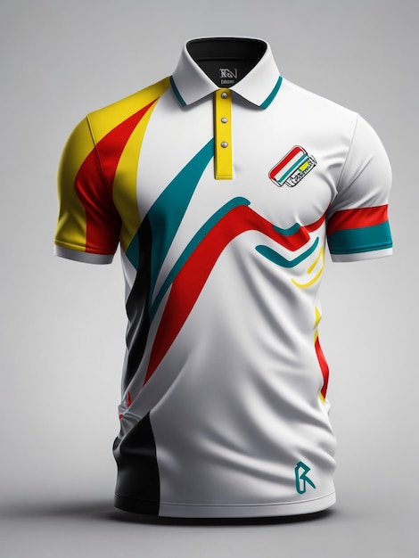 Fietsershirts mockupshirt sportontwerp sjabloonuniform voor fietskleding