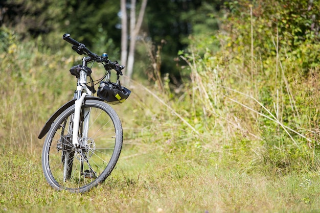 Fietstocht buiten tekstruimte