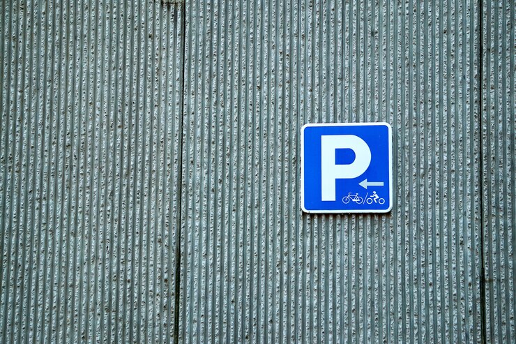 Foto fietsverkeersignaal in de straat