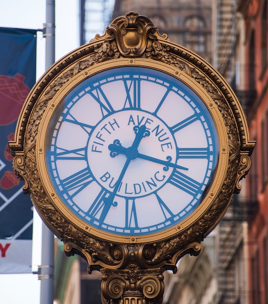 Fifth avenue street watch a new york city