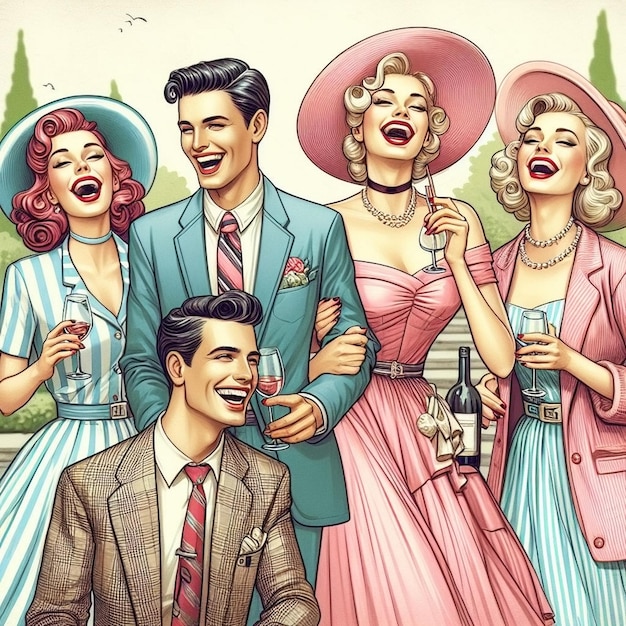 fifties fashion concept