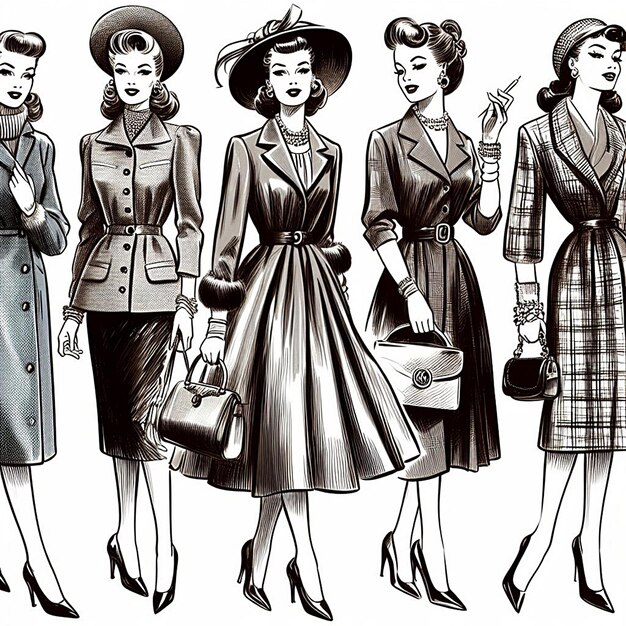 fifties fashion style