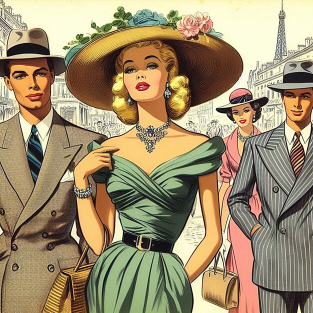 fifties fashion style