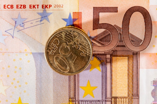 Fifty euro cents are on the 50 euro banknote coins and banknotes used in europe and the european union