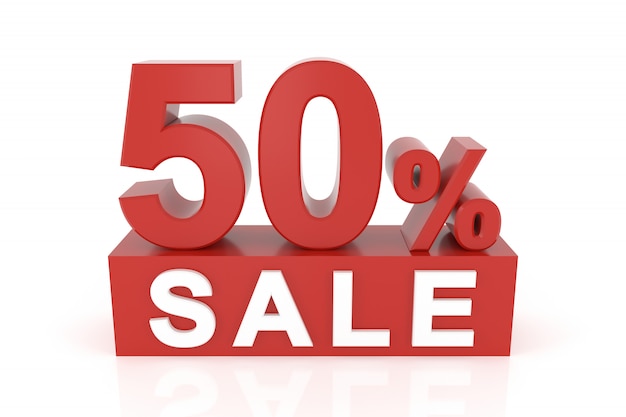 Fifty percent sale