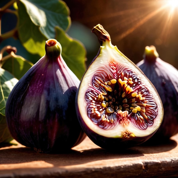 Fig fresh raw organic fruit