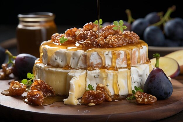 Fig Honey Brie Cheese