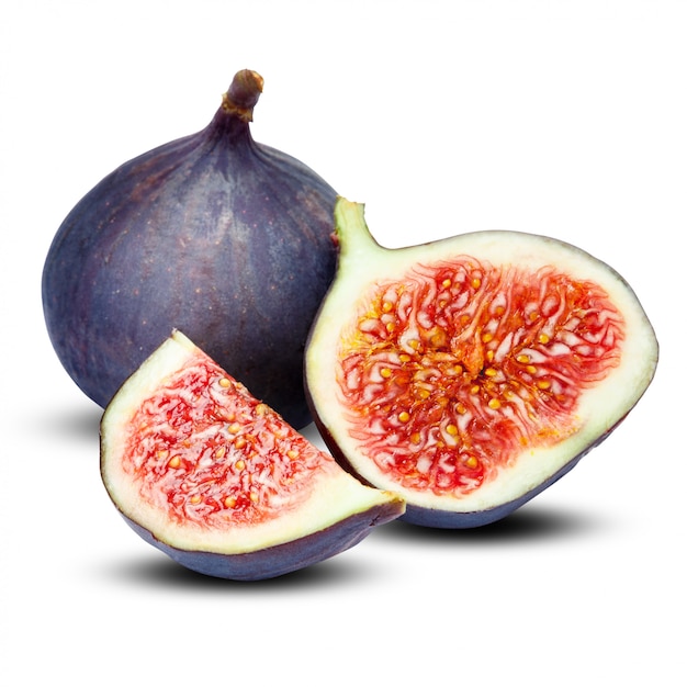 Fig op witte muur