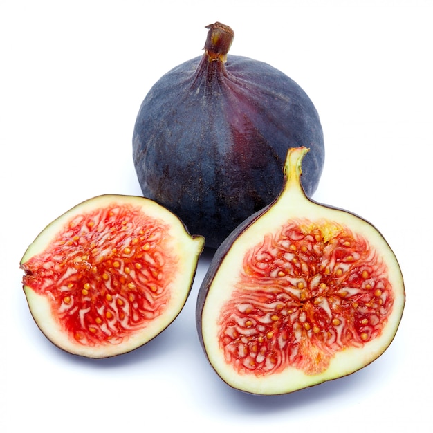 Fig op witte muur