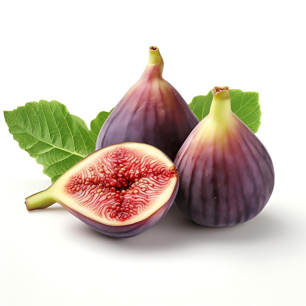 Fig on white background Fresh Fig