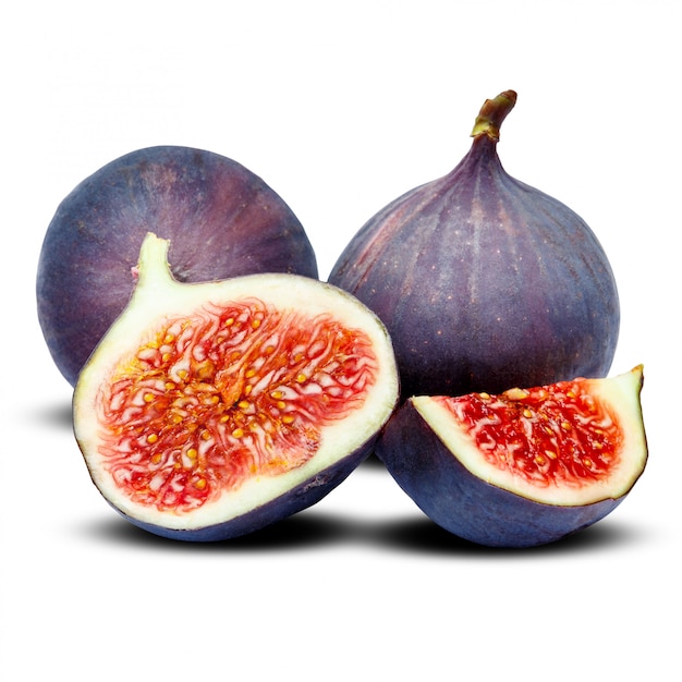 Fig on white wall