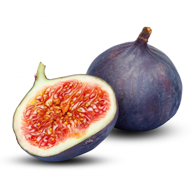 Fig on white wall