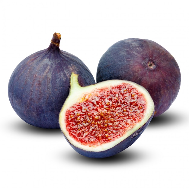 Fig on white wall