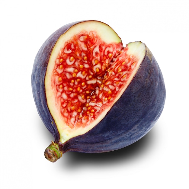 Fig on white wall