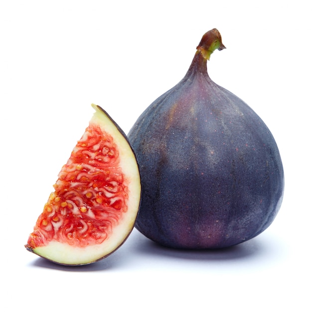 Fig on white wall