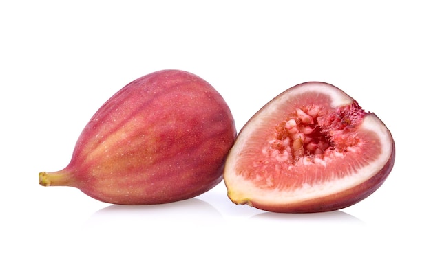 Figs fruits isolated on white background